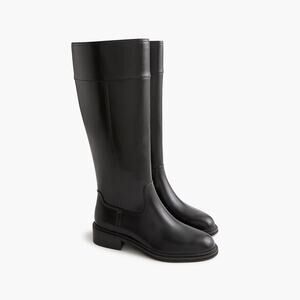 NWOT J Crew Factory Tall Riding Boots Black CL396 Size 9